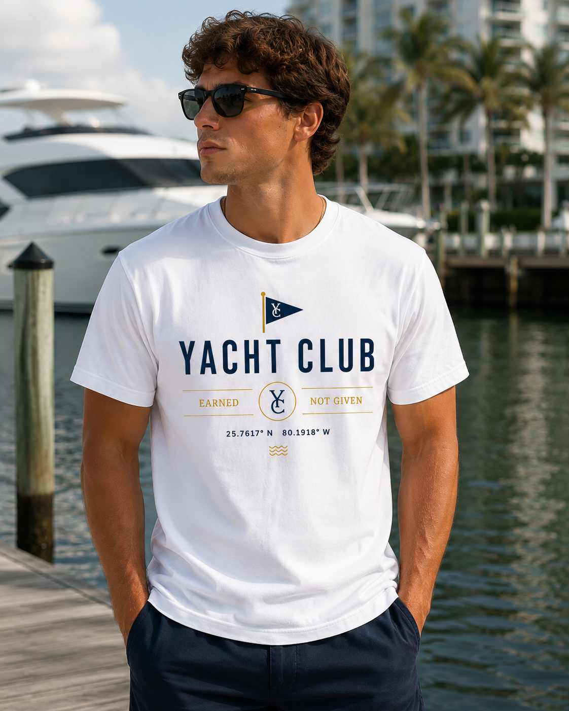 YACHT CLUB heavyweight tee